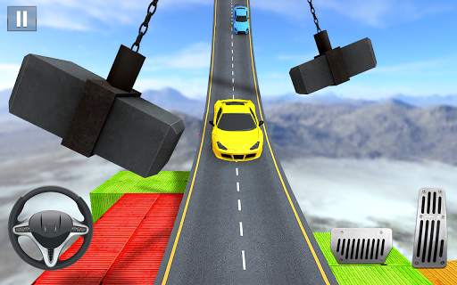 98% Impossible Car Tracks Stunts Driving Simulator screenshot 4
