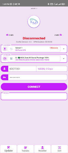 KM TUNNEL VPN screenshot 5