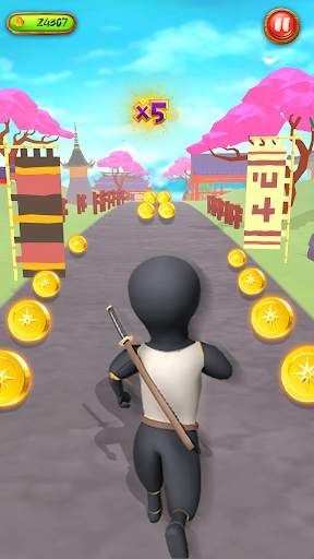 Ninja Runner 3D: Dash Run Game screenshot 4