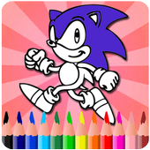 How To Color sonic the hedgehog (game for kids) icon