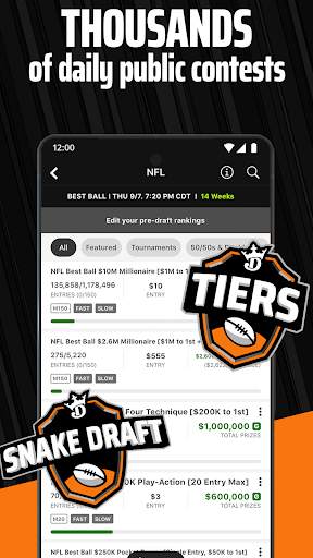 DraftKings Fantasy Sports screenshot 4