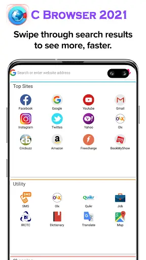 Uc Fast Secure Browser.Watch Video Offline App screenshot 4