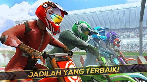 Real Sepeda Motor Cross: Balap screenshot 7