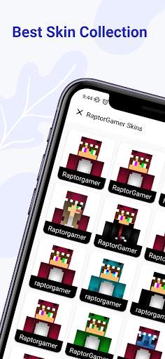 RaptorGamer Skin for Minecraft screenshot 1
