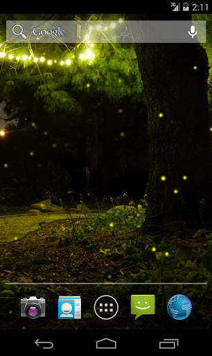 Fireflies Live Wallpaper screenshot 1
