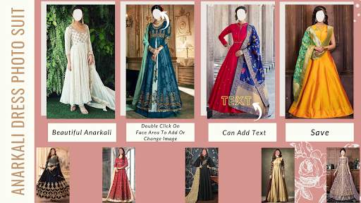 Anarkali Dress Photo Suit New screenshot 1