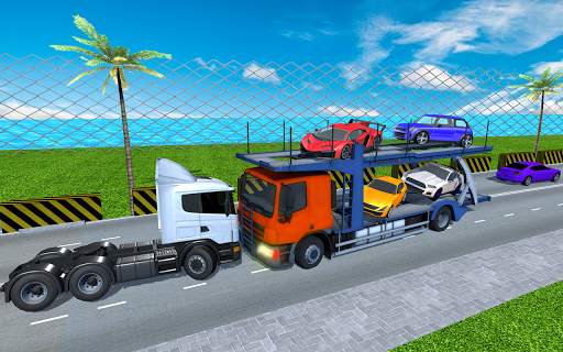 Car Transporter Truck- Free Cargo Trailer Driving screenshot 3