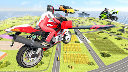 Flying bike Driving Simulator screenshot 1