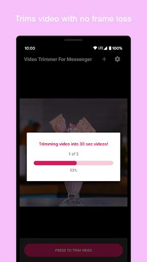 Video trimmer for Messenger stories screenshot 3