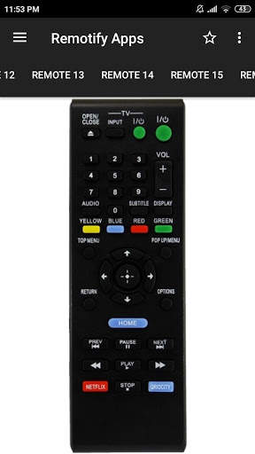 Sony TV Remote Control (20 in 1) screenshot 7