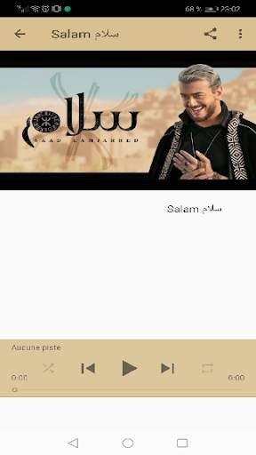 اغاني سعد لمجرد بدون نت screenshot 7