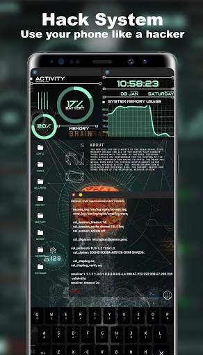 Hack System - Hack Launcher screenshot 1