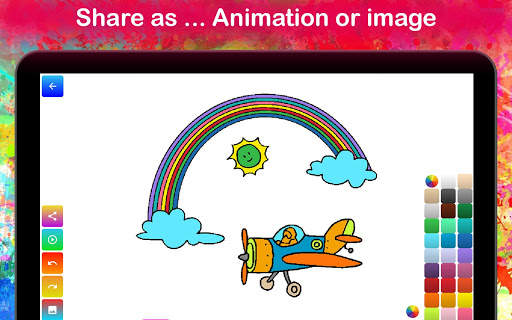 Unicorn Coloring Pages Game for kids glitter screenshot 10