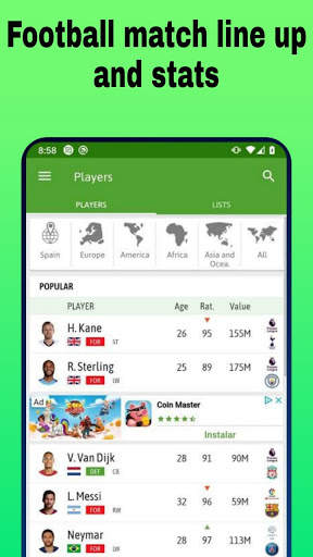 All Live Scores: Football Soccer Cricket Updates screenshot 4