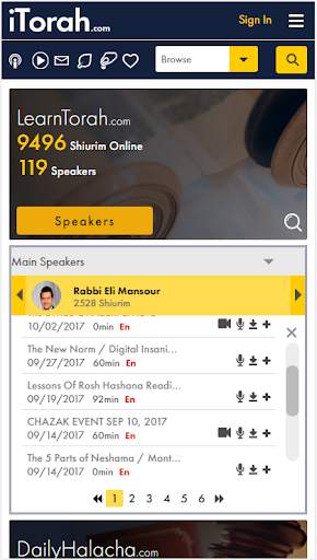 iTorah screenshot 2