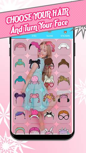 New Cute LOL Stickers Dolls Photo Editor screenshot 3