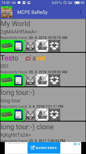 MCPE Backup screenshot 1