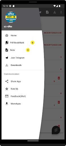 9th class math solution hindi screenshot 4