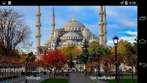 Blue Mosque Live Wallpaper screenshot 4