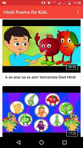 Best Hindi Rhymes  (Videos) screenshot 1