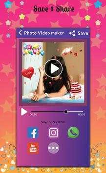 Happy Birthday Photo Video Maker screenshot 6