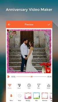 Anniversary Video Maker With Music screenshot 1