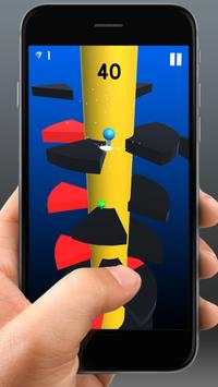 helix spiral lompat merah bola bergulir bola screenshot 13