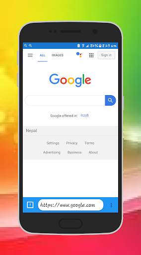 Blue Web Browser screenshot 2