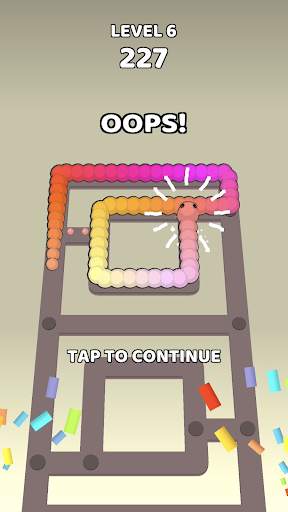 Snake Wriggle 3D - Escape Matrix screenshot 1