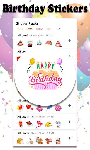 Happy Birthday Stickers for WhatsApp WAStickerApps screenshot 5