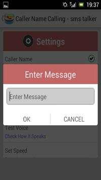 Name Calling-TrueCaller Sms Talker screenshot 2