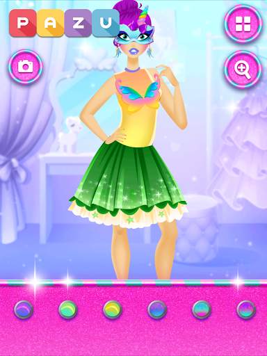 Makeup Girls - Unicorn dress up games for kids screenshot 8