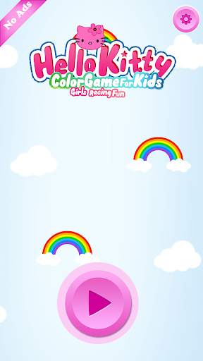 Hello Kitty Color Games for Kids -Girls Racing Fun screenshot 1