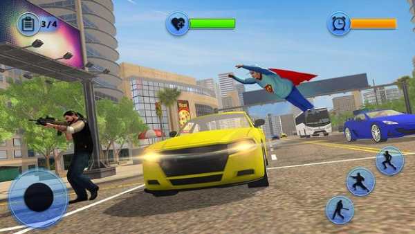 Flying Super Granny Hero Adventure screenshot 2
