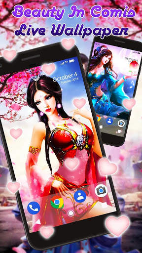 Beauty in Comics APUS Live Wallpaper screenshot 1