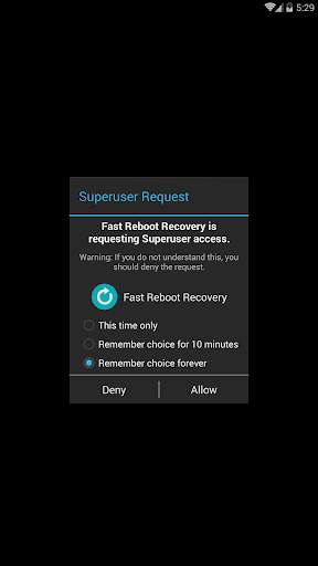 Fast Reboot Recovery screenshot 3