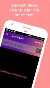 Download Video  For Starmaker 1 تصوير الشاشة