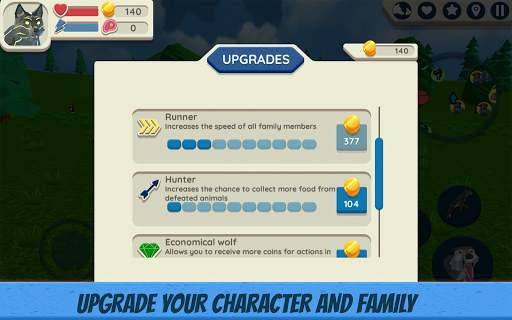 Wolf Simulator: Wild Animals 3 screenshot 6