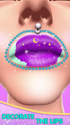 Lips Done 3D Satisfying Lipstick art Makeup Game 8 تصوير الشاشة