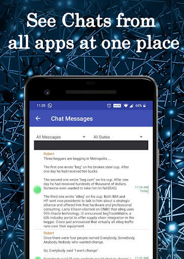 Chats Recovered-See Deleted Chats, Download Status screenshot 1