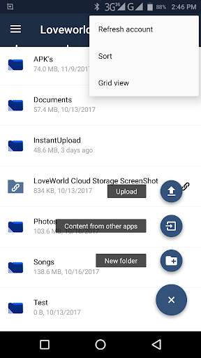 LoveWorld Cloud Storage App screenshot 3