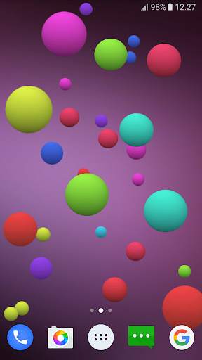 Colorful Bubble Live Wallpaper screenshot 6
