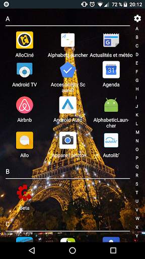 Alphabet Launcher screenshot 1