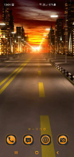 Night City Driving Live Wallpaper screenshot 2