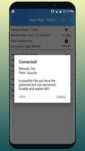 WPA WPS Tester screenshot 4