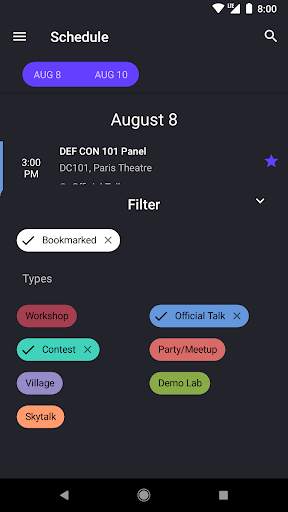 Hacker Tracker screenshot 4