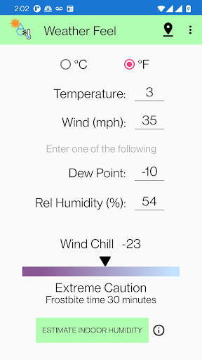 Weather Feel screenshot 2