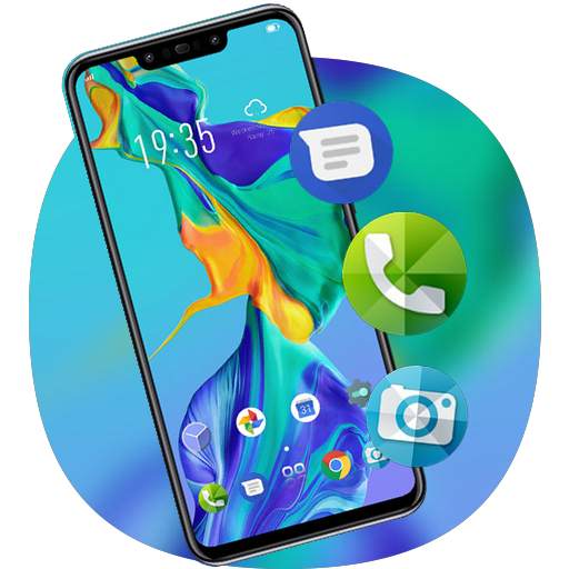 Colorful flow blue theme for p30 2.0.1