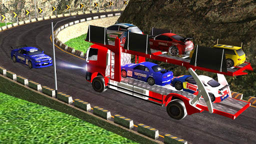 Real Car Transporter Truck Parking Game screenshot 3
