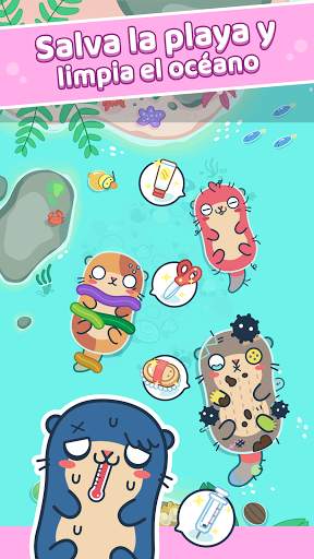 Otter Ocean -Océano de nutrias screenshot 1